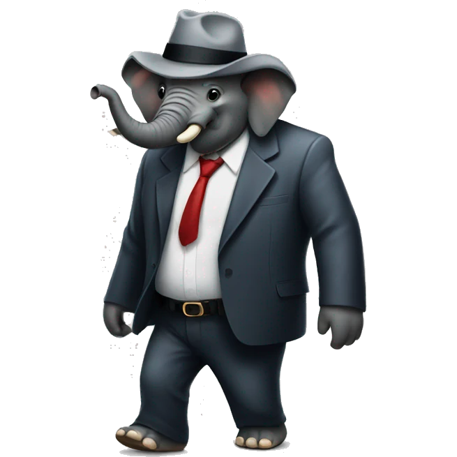 elephant mafia emoji
