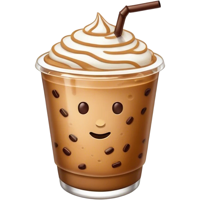 Iced Coffee Cookie emoji