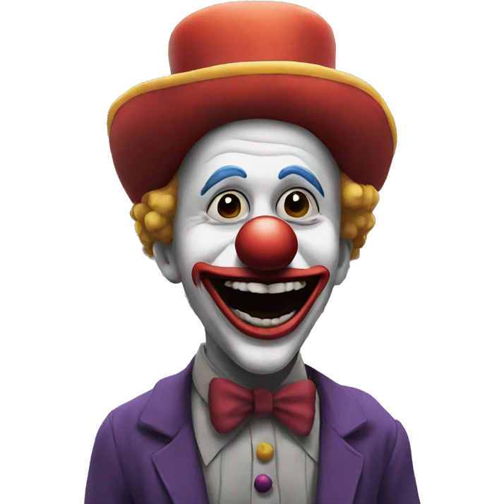 clown roaming the city emoji