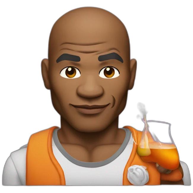mike tyson and potion emoji