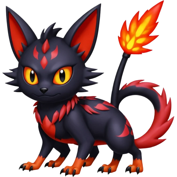 Noibat-Nargacuga-Litten-Torracat-fusion-Fakemon-Pokémon-creature  emoji