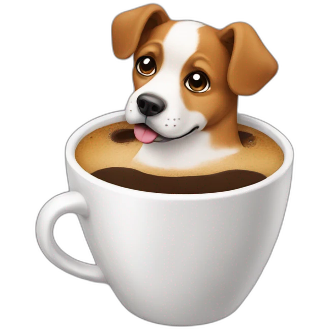 dog-coffe emoji