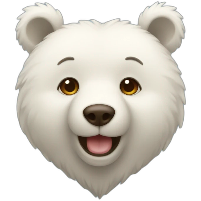 Bleu Heart bear emoji