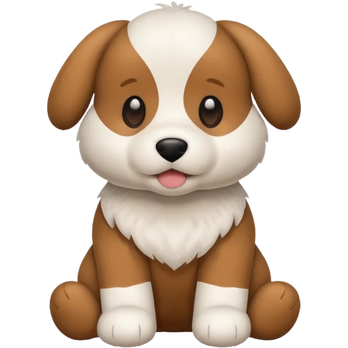 Plush dog toy  emoji