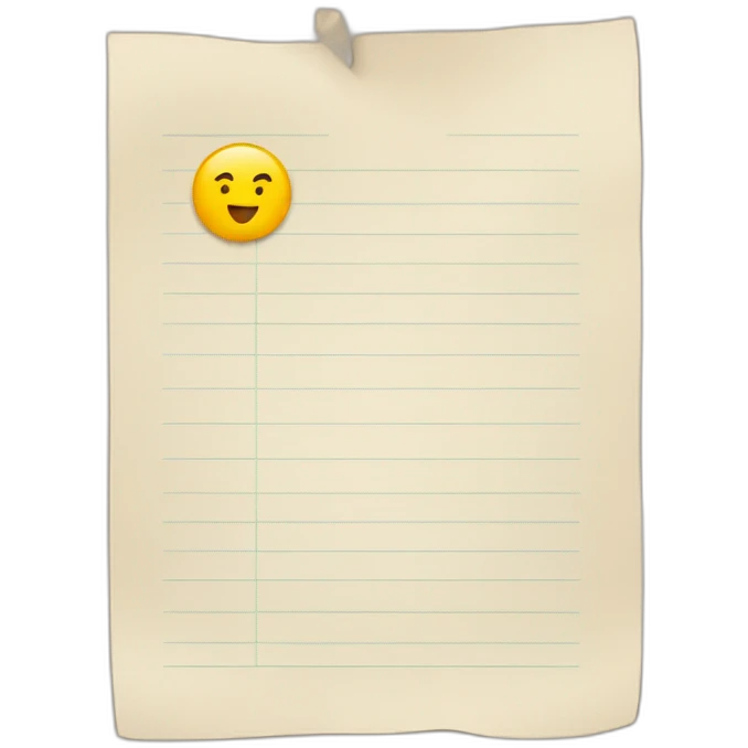 paper list emoji
