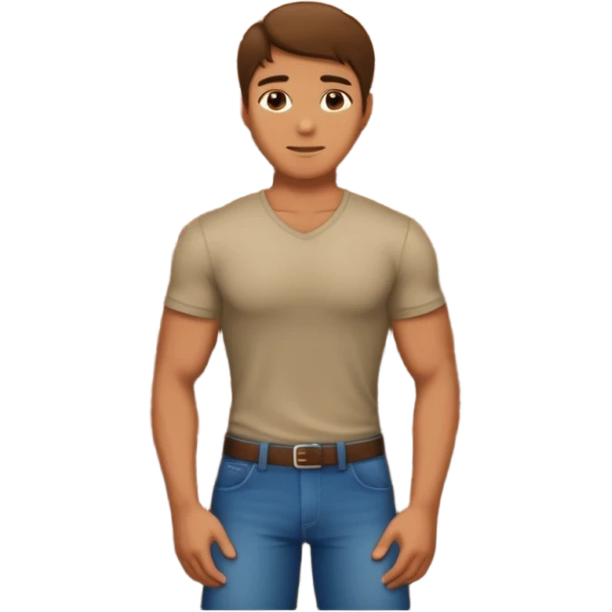 sexy man leaning against wall emoji