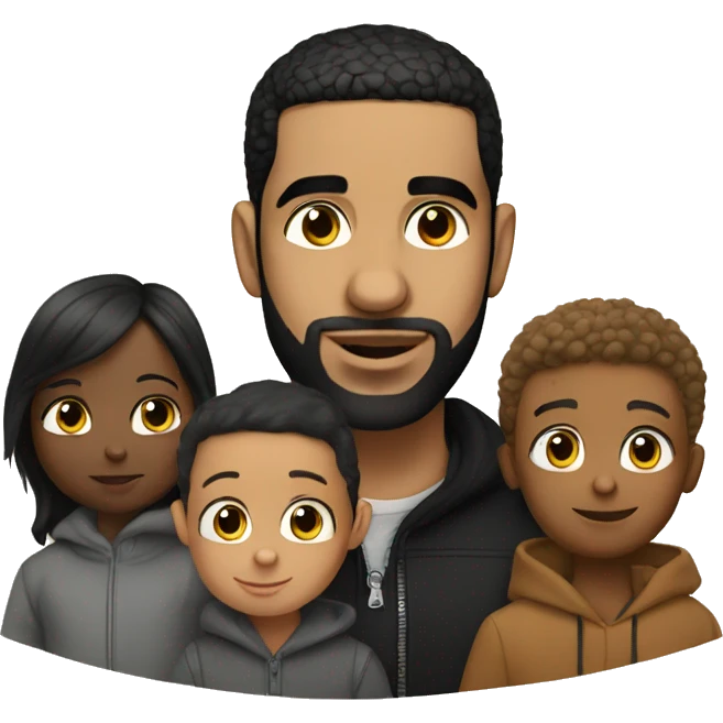 drake with little humans emoji