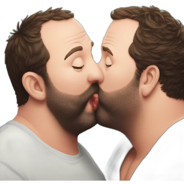 tom segura kissing bert kreischer emoji
