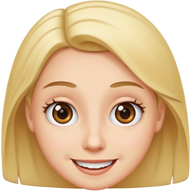 Rolling eyes and smiling emoji
