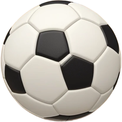 A mini football (futsal) ball placed on the court, with the goals and boundary lines visible in the background. The scene captures the fast-paced nature of the sport, with the compact indoor court and a focus on the ball ready for action. emoji