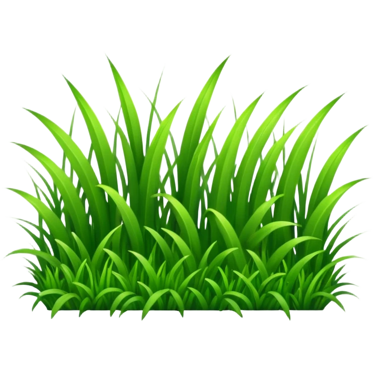 green grass straight  emoji