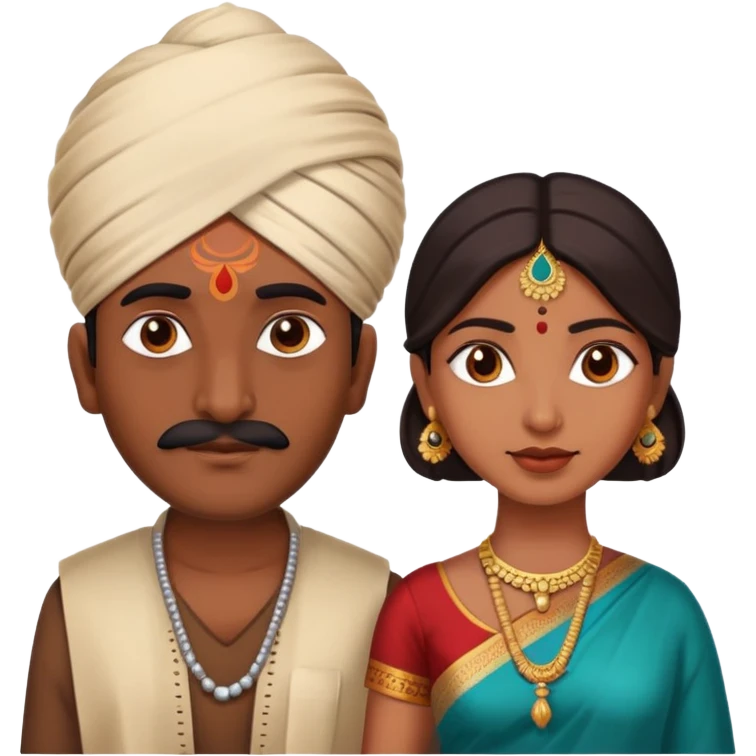 Indian hot boy with Indian hot girl emoji