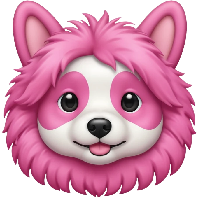 pink dog emoji