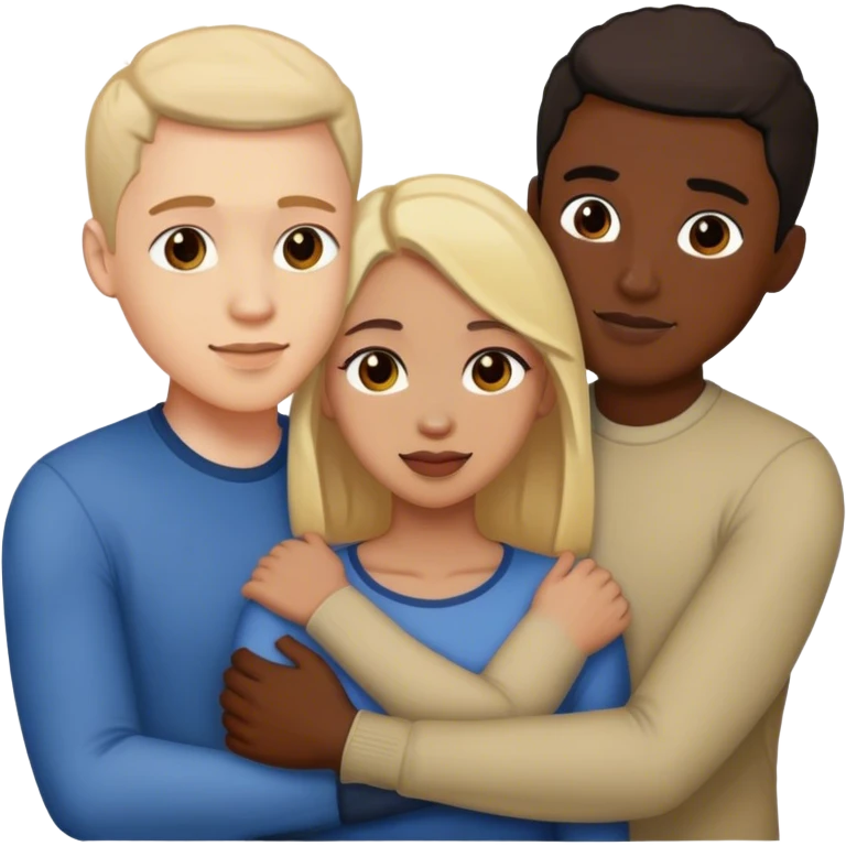Gay thruple emoji