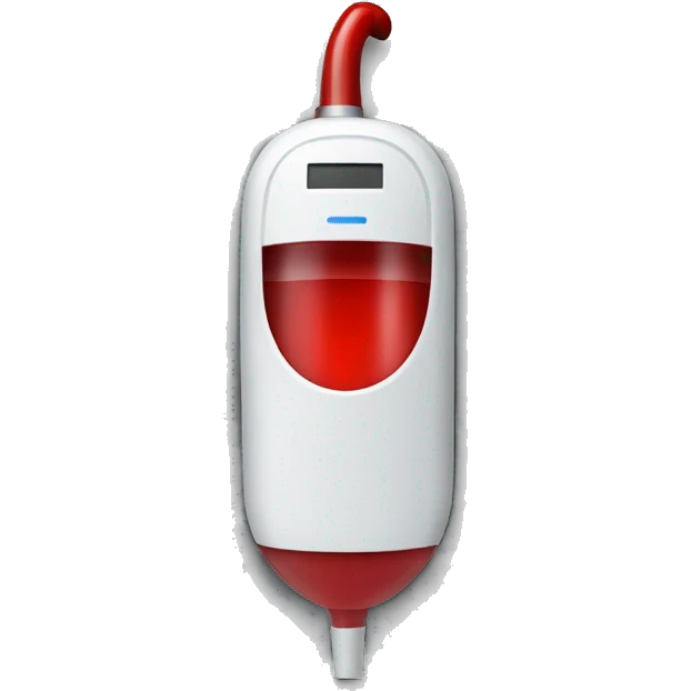 a red breathalyzer emoji