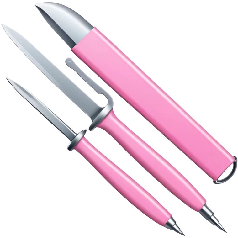 pink scalpel emoji