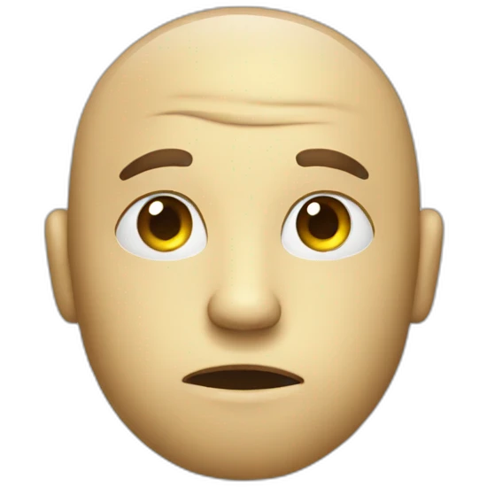 thinking head emoji