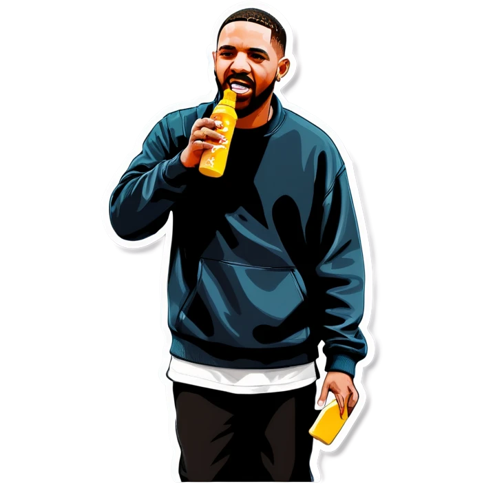 kendrick lamar throwing mustard at drake ￼￼ emoji