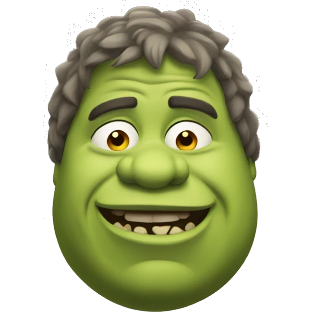 Big fat shreck  emoji