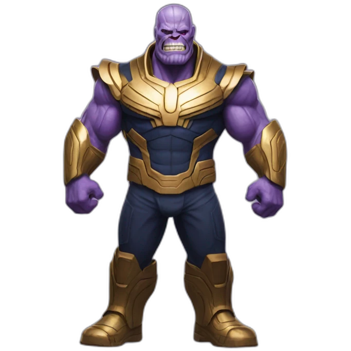 Thanos full body emoji