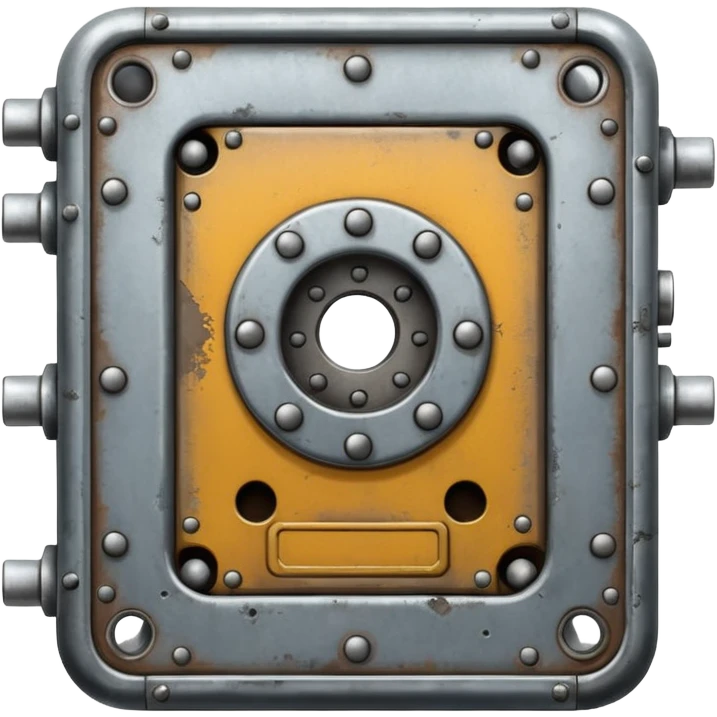 square metal machine emoji