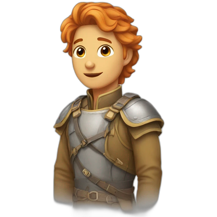 Courage chat roux emoji