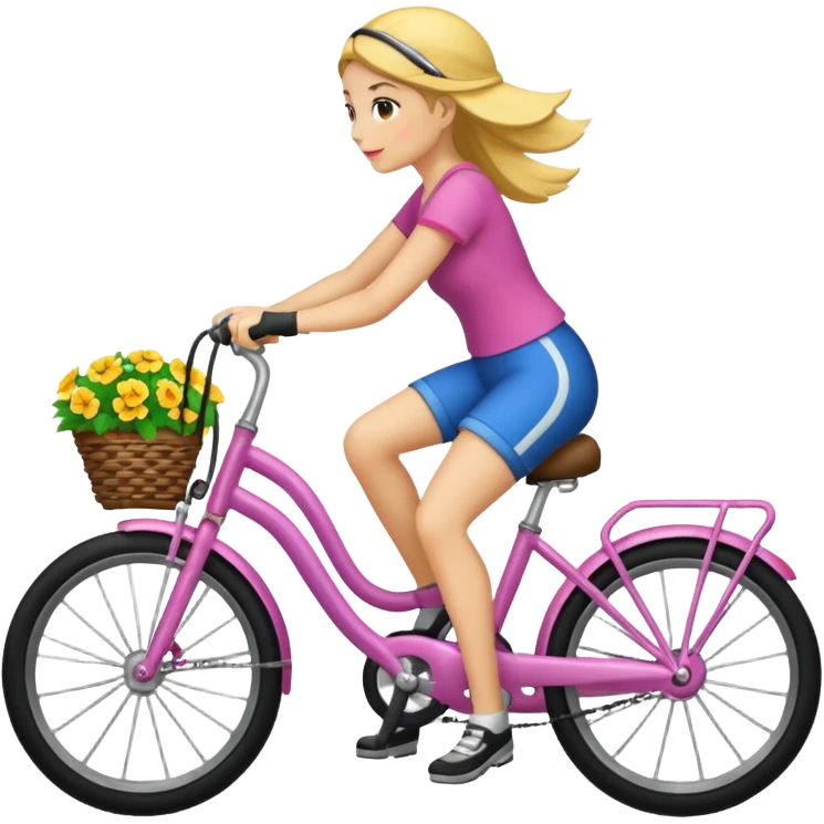 Grab bike women emoji