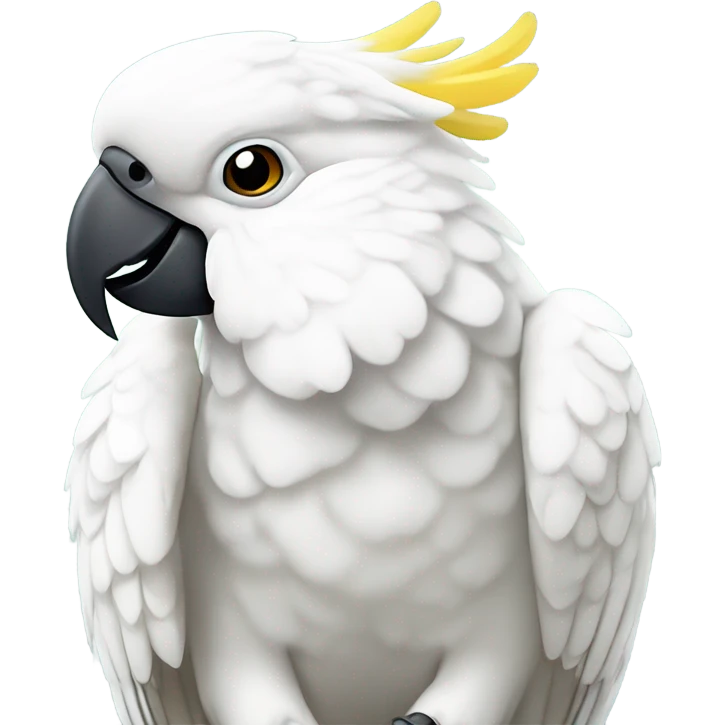 Sulphur crested cockatoo emoji