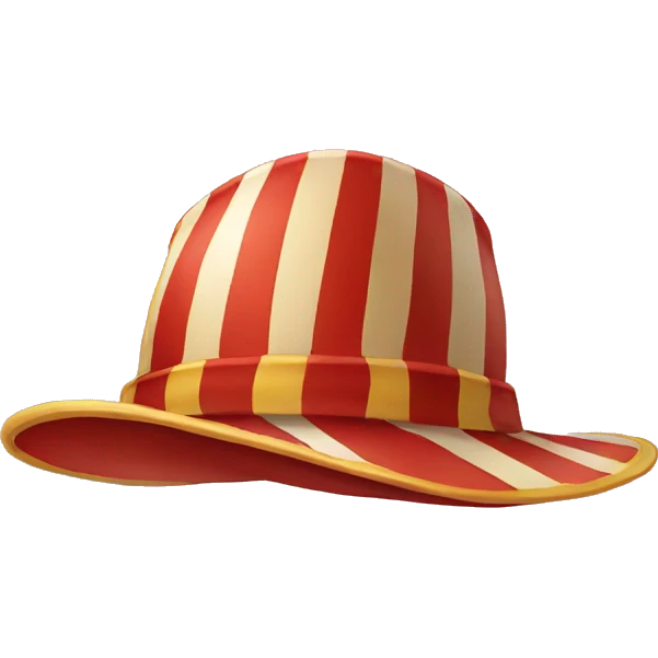 Amazing digital circus hat emoji
