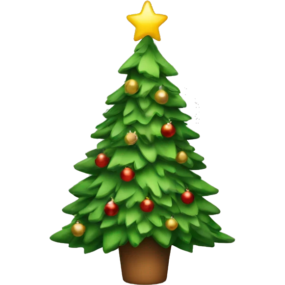 Christmas tree emoji