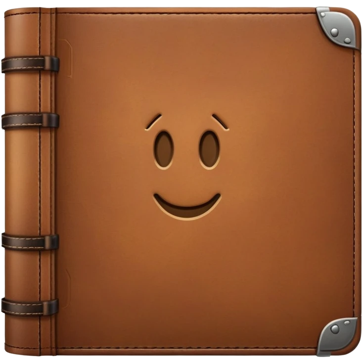 brown photo album open emoji
