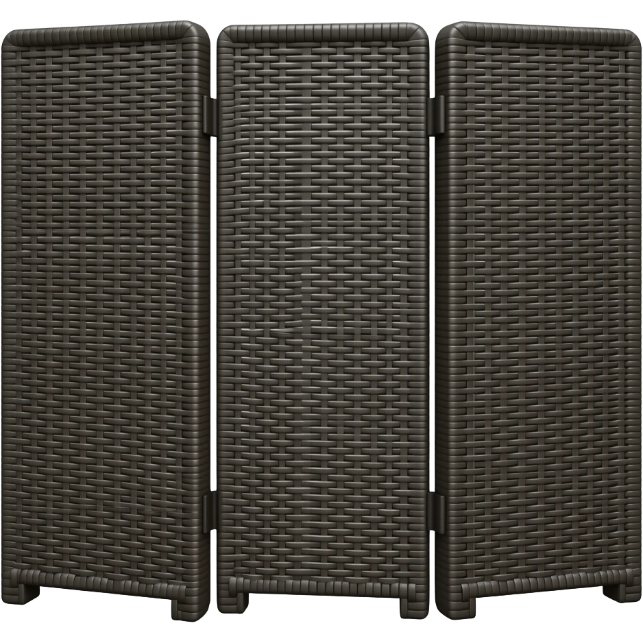folding dark wicker screen emoji