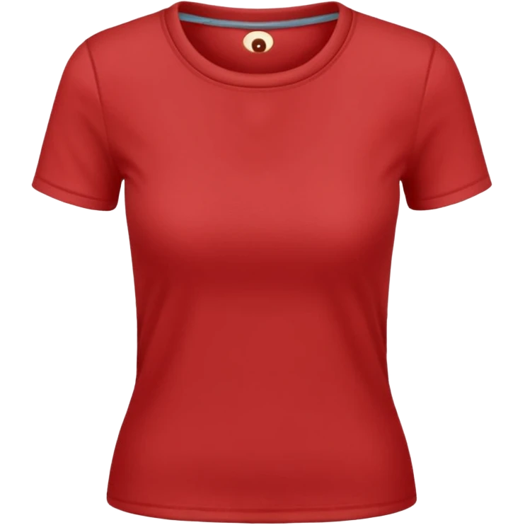 red crop t-shirt emoji