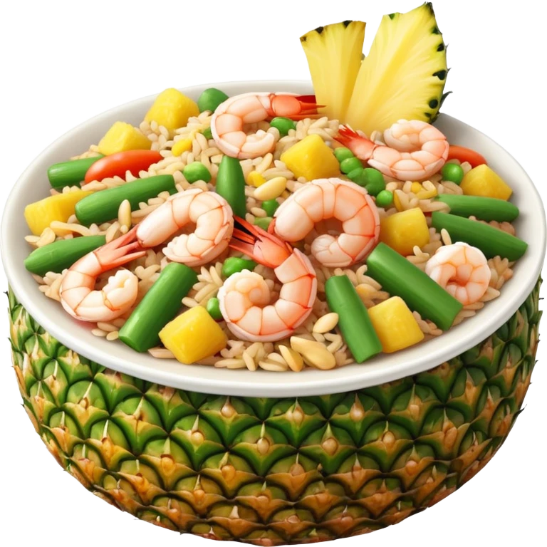 Pineapple fried rice  emoji