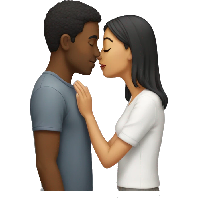 couple kissing emoji