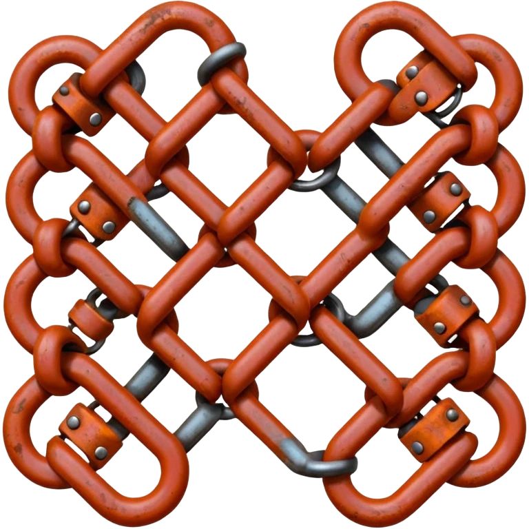 generate me a red chain link emoji