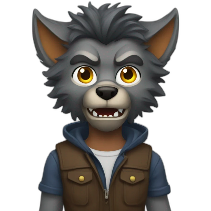 Werewolf emoji