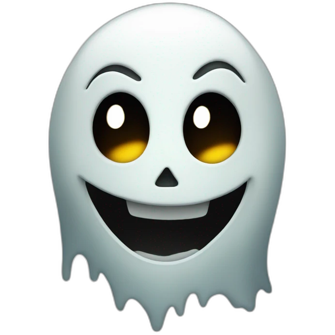 mischievous ghost emoji