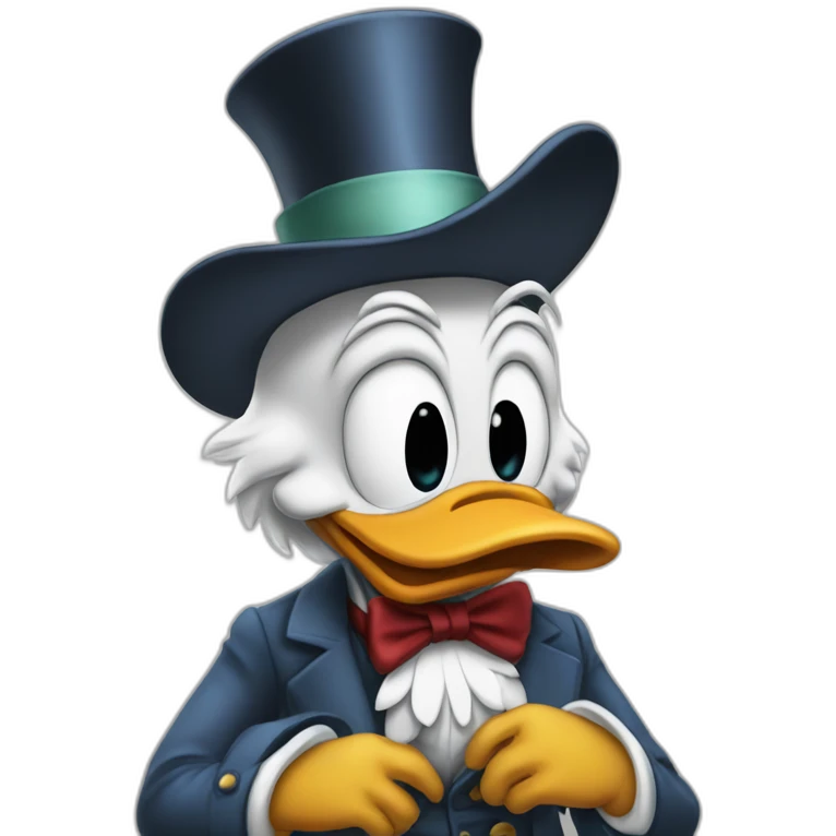 Scrooge McDuck emoji