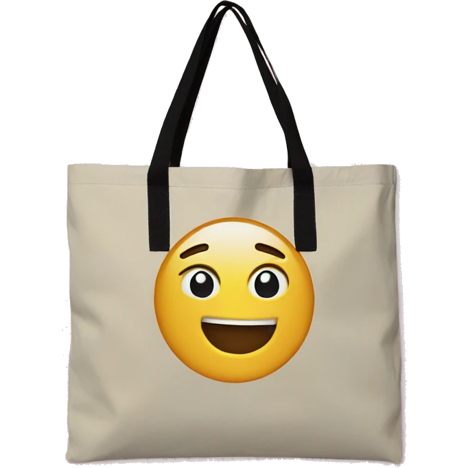 Canvas tote bag emoji