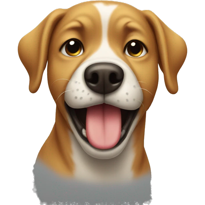 Dog crying emoji