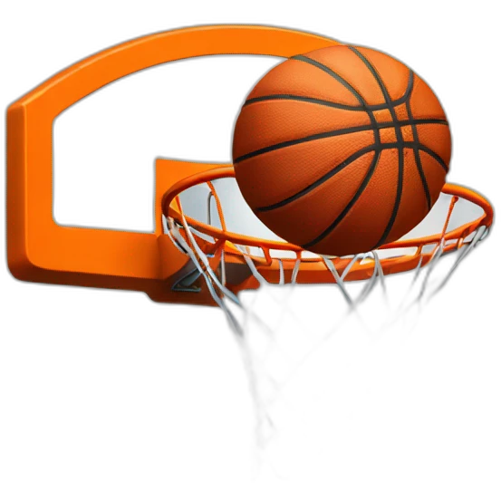 Basketball rim emoji