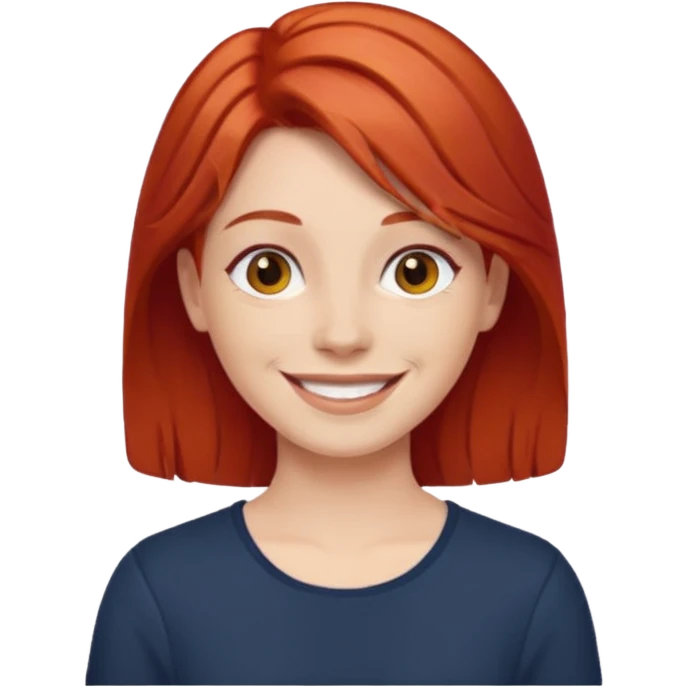 red hair people emoji