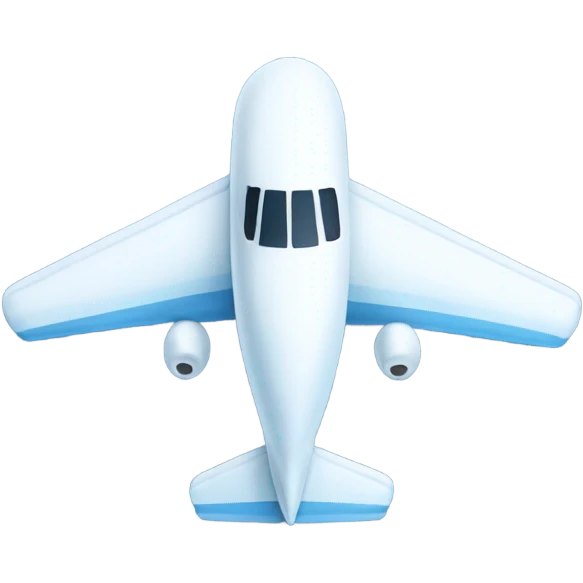 Icey airplane emoji