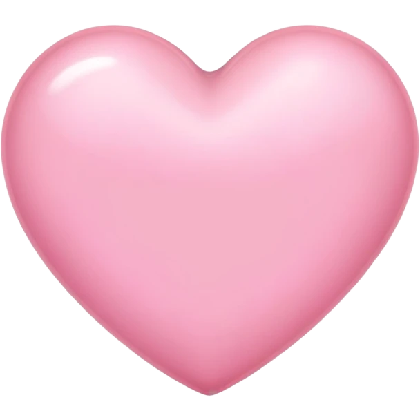 coração rosa claro emoji