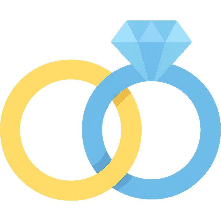 wedding rings emoji
