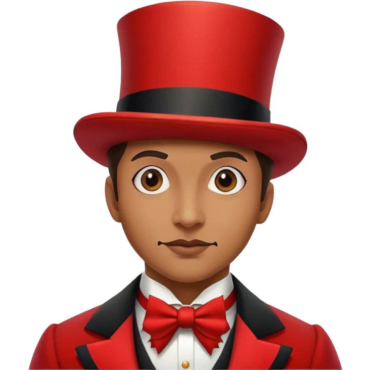 Vintage circus ringmaster emoji