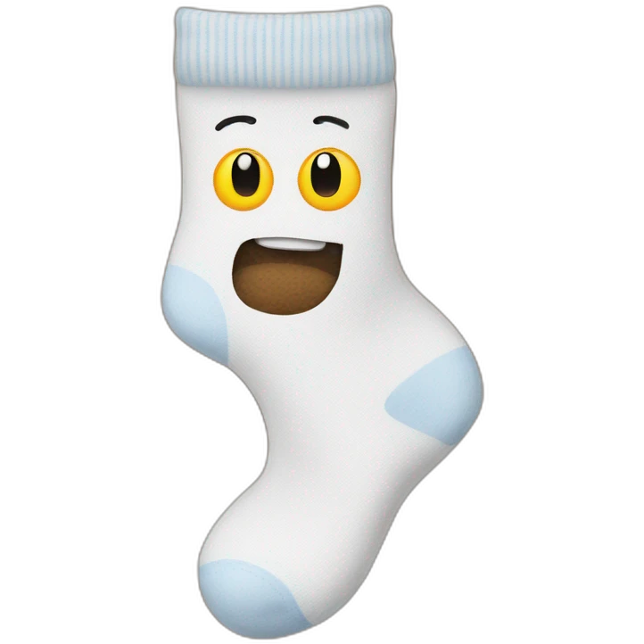 socks in face emoji