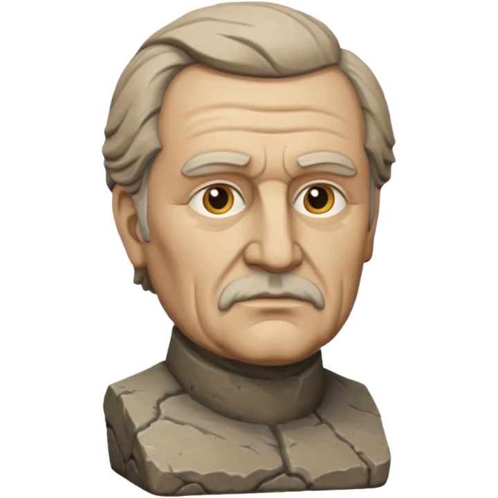 stone bust of Werner Sombart emoji