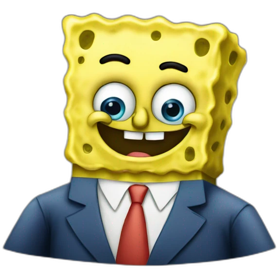 spongebob and joe biden emoji